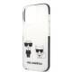 Karl Lagerfeld iPhone 13 Pro / 13 hardcase hvid/hvid Karl&Choupette