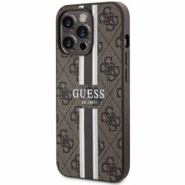  Guess iPhone 13 Pro Max brun hardcase 4G med striber MagSafe