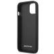 AMG iPhone 13 sort hardcase læder buede linjer