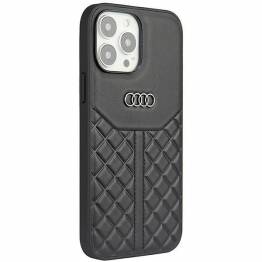  Audi Ægte Læder iPhone 13 Pro Max sort hardcase