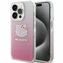 Hello Kitty IML Gradient Electrop Kitty Head cover til iPhone 13 Pro / 13 - pink