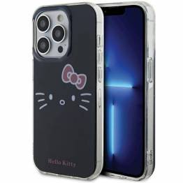 Hello Kitty IML Kitty Face cover til iPhone 13 Pro / 13 - sort