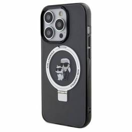  Karl Lagerfeld Ring Stand Karl&Choupette MagSafecover til iPhone 13 Pro Max - sort