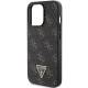 Guess 4G trekantet metallogo cover til iPhone 13 Pro / iPhone 13 - sort