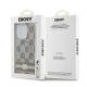 DKNY IML Ternet Mono Mønster & Trykte Striper MagSafe cover til iPhone 13 Pro Max - beige