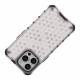 Honeycomb cover med TPU-bumper til iPhone 13 Pro sort