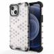 Honeycomb cover med TPU-bumper til iPhone 13 mini gennemsigtig