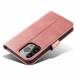 Elegant bookcase cover med klap og kickstand til iPhone 13 Pro pink