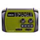 Trevi Explorer nødradio med håndsving, Bluetooth, lygte og powerbank - Grøn