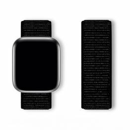 Sport nylon Loop rem til Apple Watch Ultra samt Watch 38/40/41/42mm - Sort