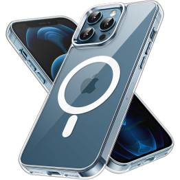 Ekstra beskyttende iPhone 15 Pro Max MagSafe cover - Gennemsigtigt