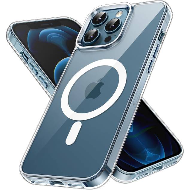 Ekstra beskyttende iPhone 15 Pro Max MagSafe cover - Gennemsigtigt