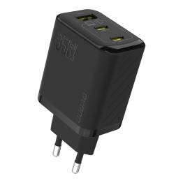  Dudao A29C 65W GaN oplader + USB-C kabel - Sort
