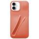 iPhone 16 Lipstick Silicone 3D Phone Case(Orange)