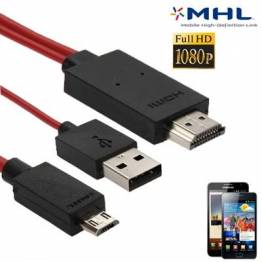 Micro USB til HDMI kabel 1m