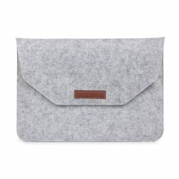 Kina OEM Simpelt filt sleeve til MacBook Pro 13"/15" - LysegrÃ¥, Sleeve stÃ¸rrelse 13"